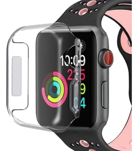 Capa Case Bumper 360º Acrilico Para Apple Watch Não Amarela