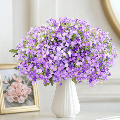 35pcs Flores Artificiales Decoración De Bodas Fiestas Hogar Color Púrpura Pálido | MercadoLibre