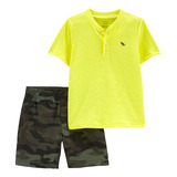 Carter´s Set 2 Piezas Remera Short Camuflado 1n258910