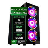 Pc Gamer Fácil Intel Core I5 10400f 8gb Gtx 1050ti Ssd 120gb