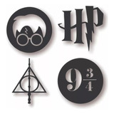 Cuadro Decorativo Harry Potter Minimalista Mdf 3 Mm Oferta