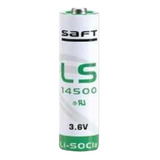 Bateria Lithium 3,6v Ls14500 Aa Saft - Li-socl2 - Francesa