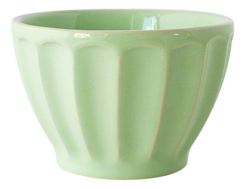 Bowl Cerealero De Cerámica 500 Cc Color Verde