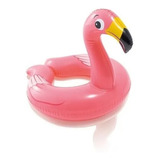 Boia Inflavel Com Cabeca De Zoo Flamingo Rosa Infantil Intex