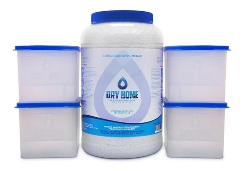 Dry Home Deshumificador 3.5kg Y 4 Contenedores Oferta !!!