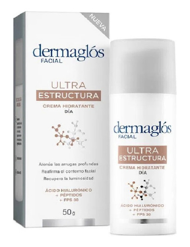 Crema Hidratante Facial Ultra Estructura Día Dermaglos 50gr