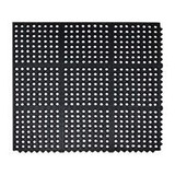 Tapete Antifatiga 90x90x1.6cm Unimat Caucho Negro Ergonomico