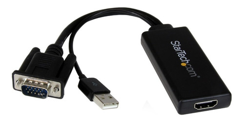 Cable Adaptador De A/v Startech, Conector 1 Vga-usb Macho