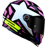 Capacete Ls2 Ff358 Starwar Preto/rosa Cor Rosa Tamanho Do Capacete 56