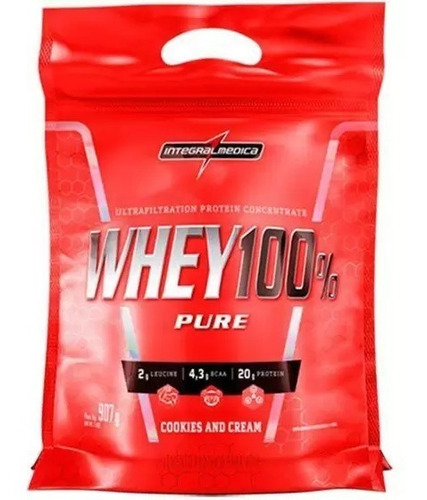 Whey 100% Pure 907g Integralmedica Refil