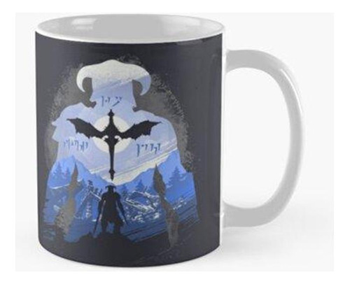 Taza El Último Dragonborn Calidad Premium