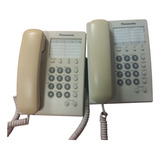 Set 2 Telefonos Alambricos Panasonic Con Memoria Kx-ts550