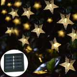 Luces Solares Al Aire Libre De Estrella Guirnalda 22m 200led