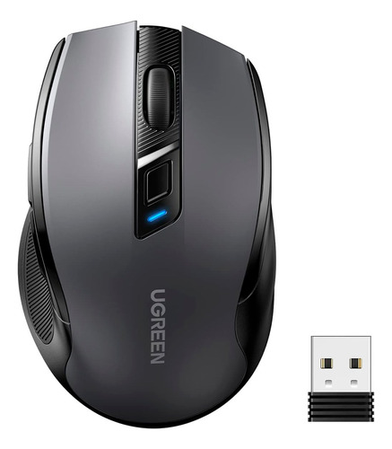 Ugreen Mouse Inalámbrico Silencioso Bluetooth 4000 Dpi 2.4g