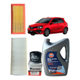 Kit Service X3 Filtro+ Aceite 10w40 Toyota Etios 1.5 2016/21