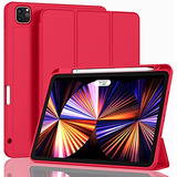 Funda Para iPad Pro De 11 2022 Con Portalapices - Red 