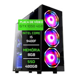 Pc Fácil Gamer Intel I5 9400f 8gb Gtx 1050ti Hd Ssd 480gb