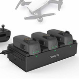 Smatree Estación De Carga Portátil Compatible Con Dji Spark 