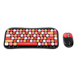 Combo Vintage Twolf Tf660 Teclado E Mouse Sem Fio Presente