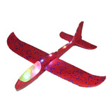 Avion Planeador Aeroplano Ultra Ligero Luz Led Aeronave