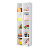 Livreiro Duplo Ely Organizador De Brinquedos 100% Mdf Cor Branco