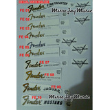 Decal Fender Strato Guitar