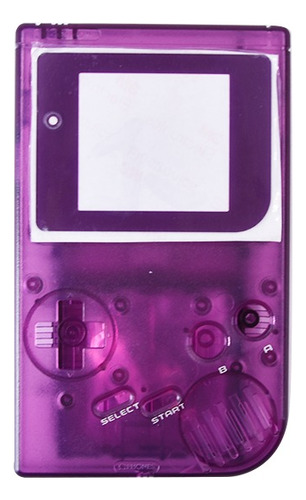 Carcasa Para Game Boy Dmg Color Transparente Morada 