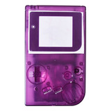 Carcasa Para Game Boy Dmg Color Transparente Morada 