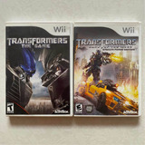 Lote 2 Juegos De Transformers Para Tu Wii