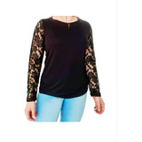 Blusa Elegante Dama Negra- Ref. B539