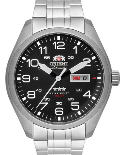Relógio Orient Masculino Automático Prateado F49ss020p2sx