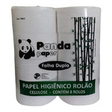 Papel Higiênico Rolão Celulose 8 Rolos Folha Dupla