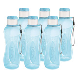 Pack Botellas De Agua Para Ninos Milton Azul X6