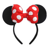 Orejas Minnie Clasicas Polka Dot Color Rojo