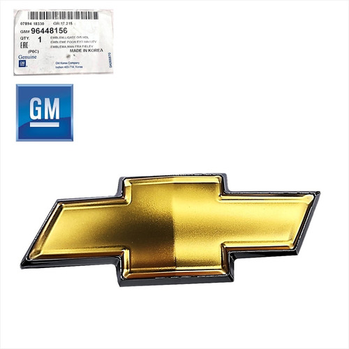 Emblema Corbatin Compuerta Trasero Captiva Original Gm Foto 2