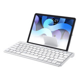 Teclado Omoton Bluetooth Para iPad,ultra Fino, 10.9 , Blanco