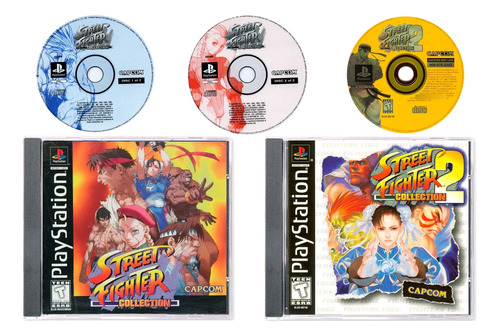 Juego Para Playstation 1 - Street Fighter Coleccion Psx 