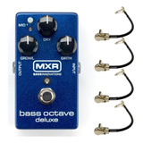 Mxr M288 Bass Octave Deluxe - Pedal De Efectos Con 4 Cables 