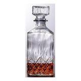 Licoreira Vidro Retro Garrafa Whisky Bar Frasco Luxo Licor 