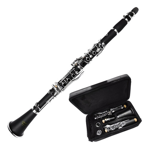 Clarineta Eastman 17 Abs Chaves Si Bemol  Com Estojo 