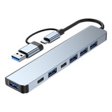 Hub Usb 3.0 Multipuerto Divisor Usb Múltiple 4 Puertos Usb C