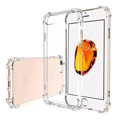 Case Transparente Reforzada Para iPhone 7/8/se 2020+ Vidrio 