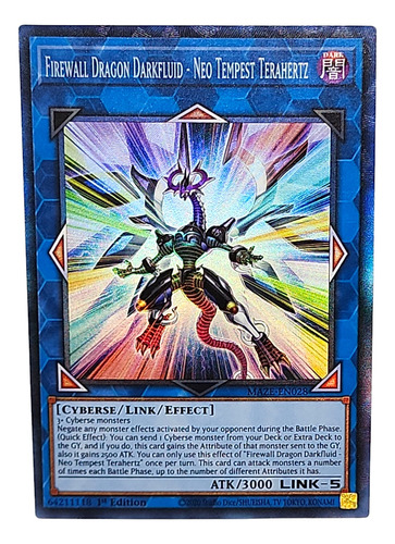 Firewall Dragon Darkfluid Neo Tempest Terahertz Ingles Yugi 