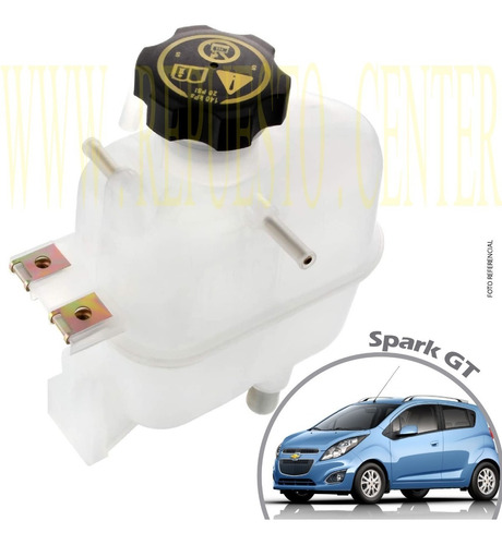 Chevrolet Spark Gt - Deposito Refrigerante + Tapa Original Foto 2