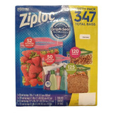 Bolsas Para Alimento Ziploc Variedad De Tamaños 347 Piezas