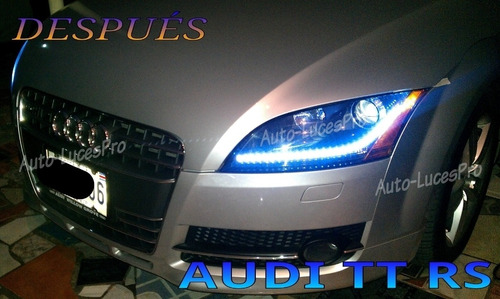 Borde/ceja Luz Drl Audi En Faros Focos Audi Q7, A3,a4 A6,tt  Foto 10