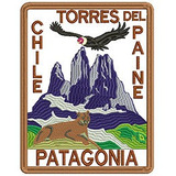 515 Parche Bordado Torres Del Paine Patagonia