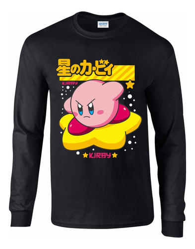 Playera Kirby, Peso Completo 100% Algodón K07 Ml