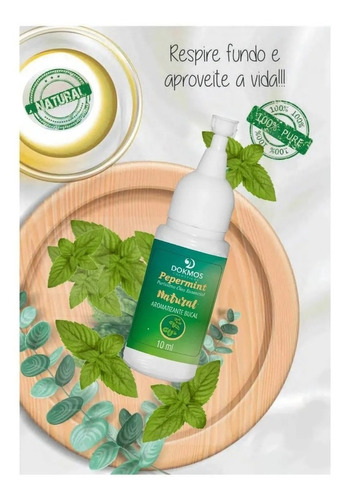 Oleo Essencial De Menta Peppermint Purissímo 10ml