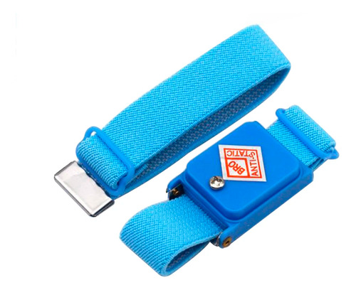 Pulseira Antiestática Sem Fio Uso Profissional Azul Esd Band